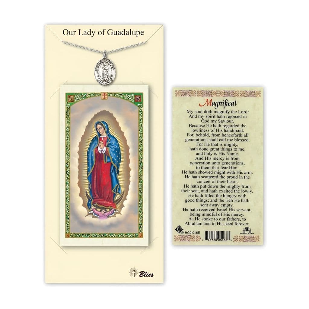 Our Lady of Guadalupe Medal & Holy Card Gift Set | Bliss USA – Heavenly ...