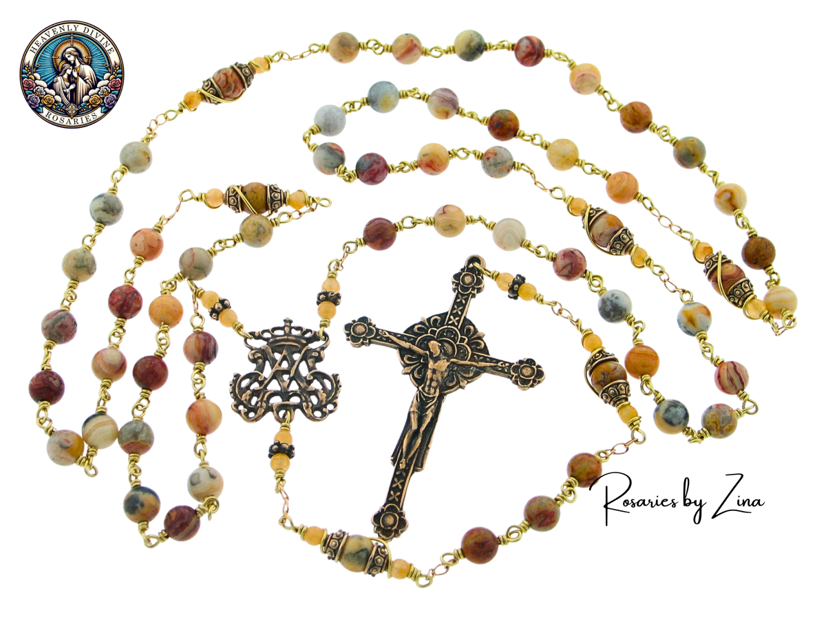 Heavenly Divine Wire-Wrapped Rosaries