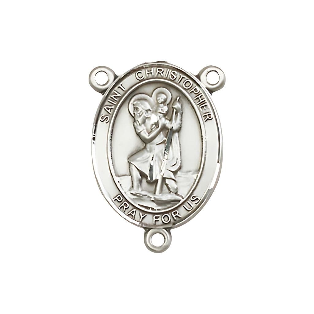 St Christopher Centerpiece Rosary Parts and Supplies