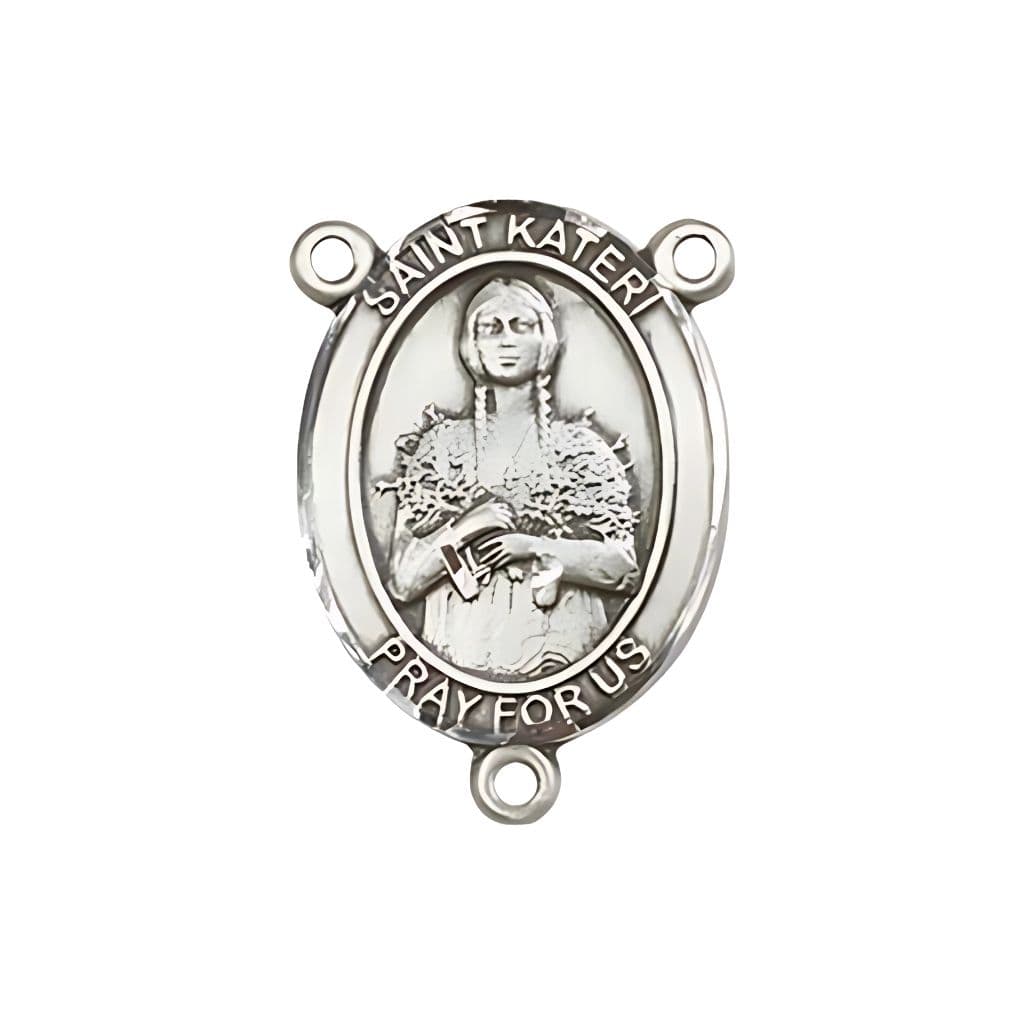 St. Kateri Tekakwitha  Rosary Centerpiece Parts and Supplies