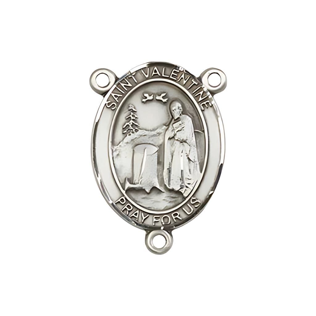 St. Valentine of Rome Engravable Rosary Centerpiece
