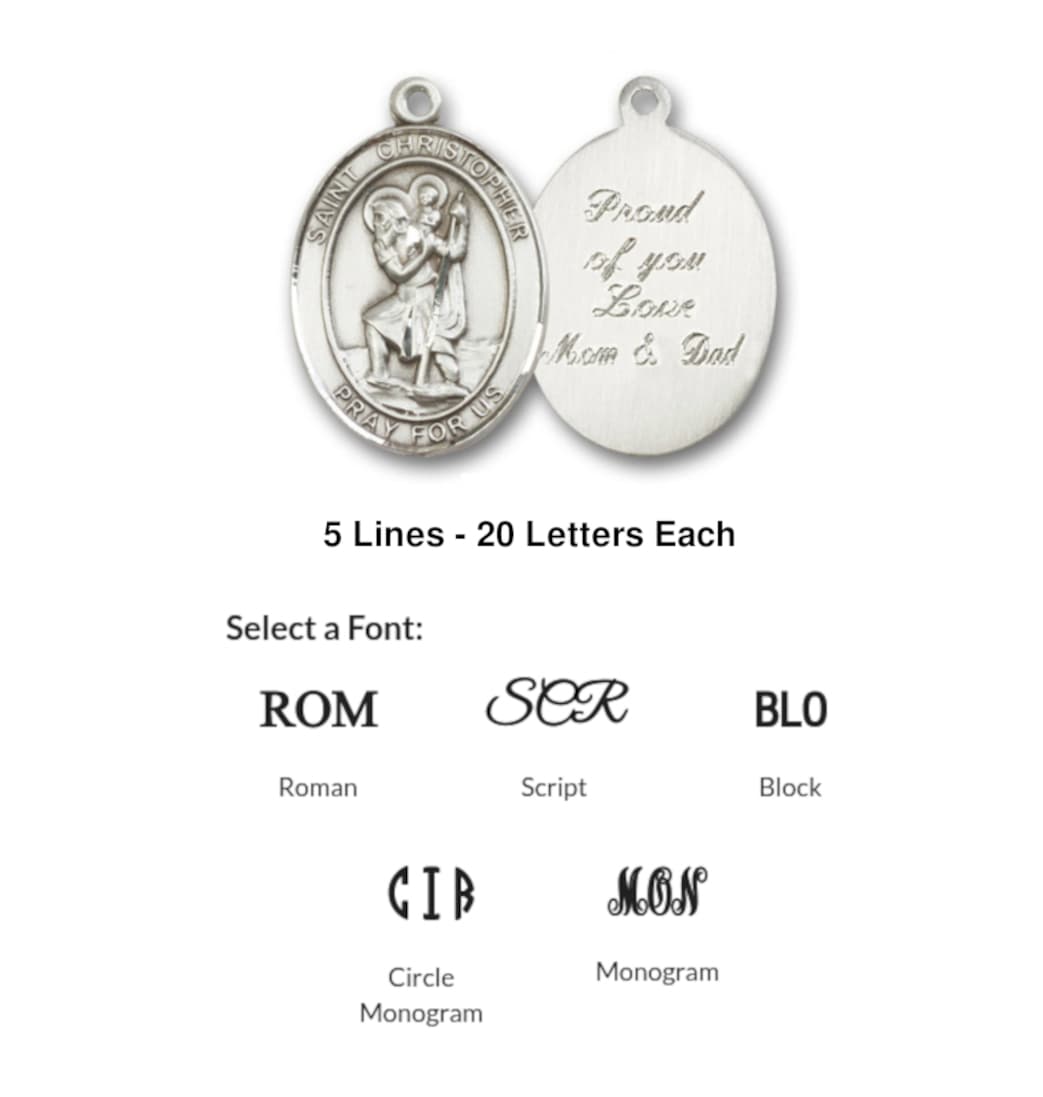 Bliss Manufacturing Engravable Oval St Martin de Porres Key Chain