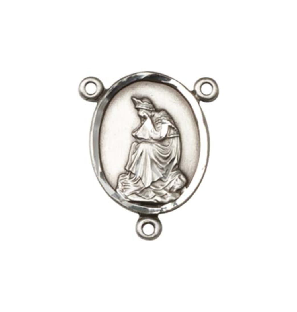 Bliss Our Lady of la Salette Engravable Center Rosary Part,