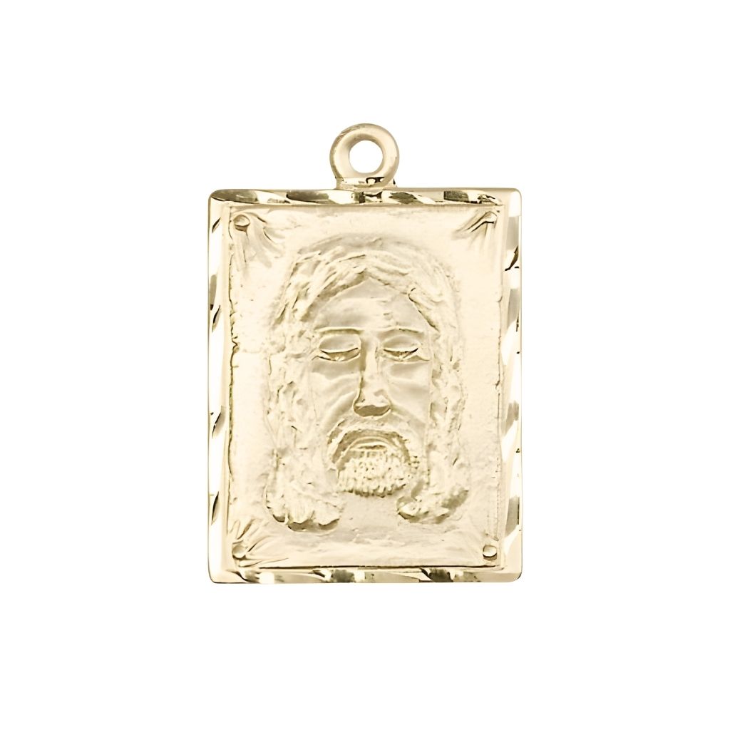 oly Face of Jesus 14kt Gold Medal with deluxe gift box by Bliss Manufacturing