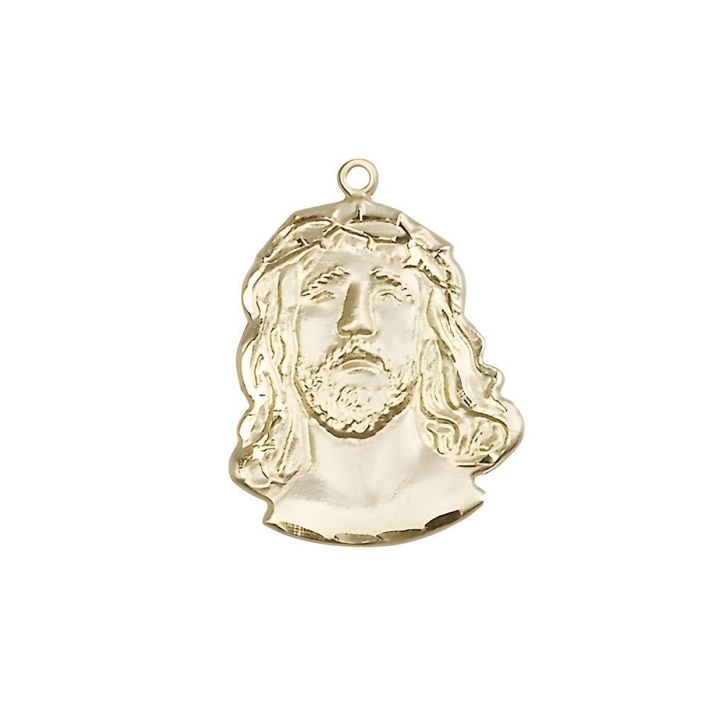 Bliss Profile of the Ecce Homo | Crown of Thorns  14kt Gold pendant