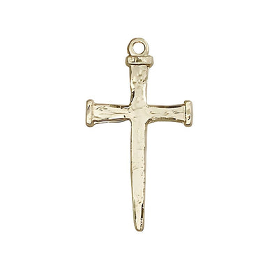 Nail Cross 14kt Gold-filled Pendant, 1 1/8-inch, Bliss Manufacturing