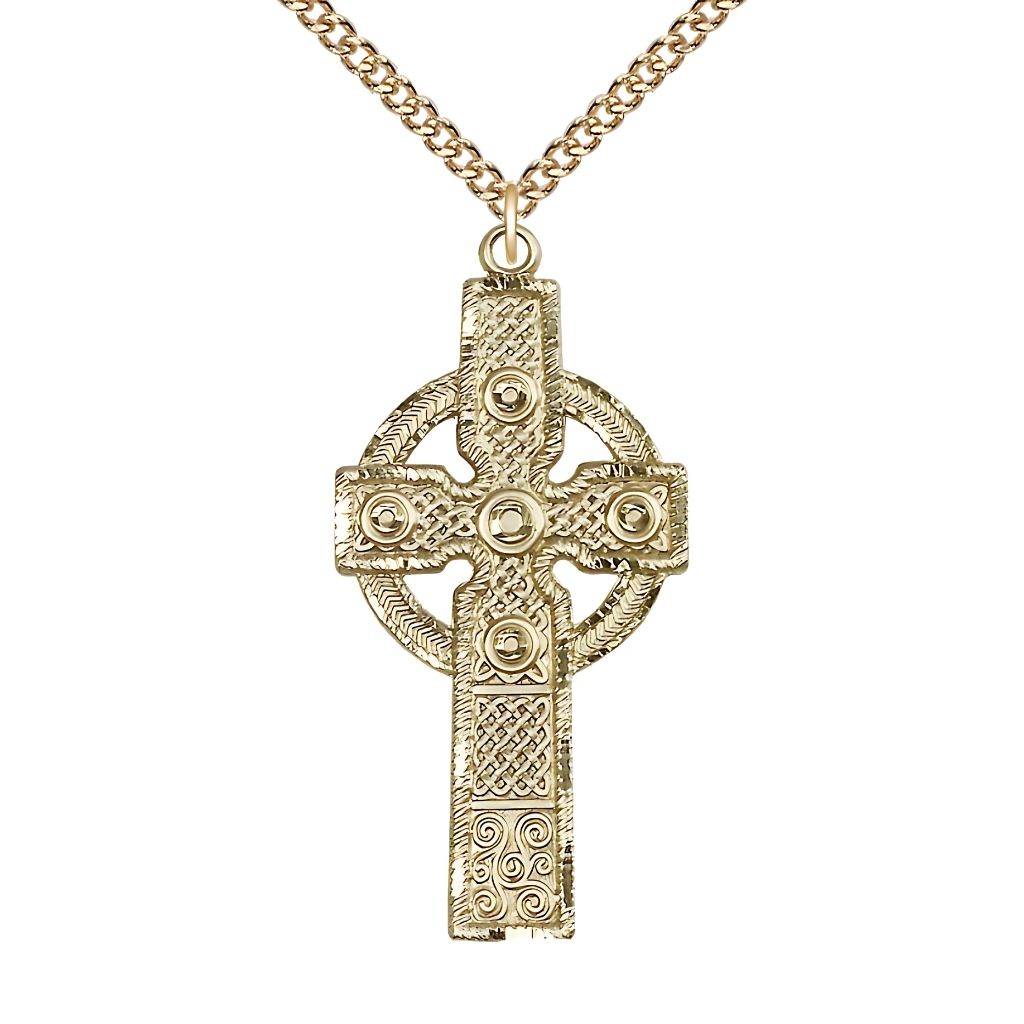 Bliss Kilklispeen Cross Necklace  | Sterling Silver or 14kt Gold