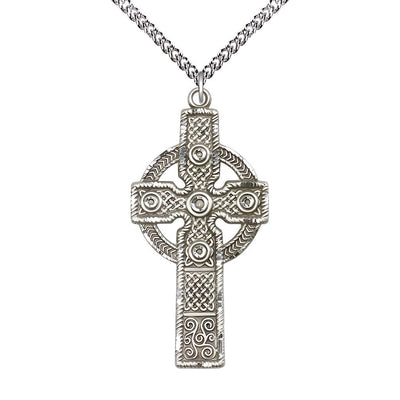 Kilklispeen Cross Necklace, gold-filled / 14kt gold (view 2), Bliss Manufacturing