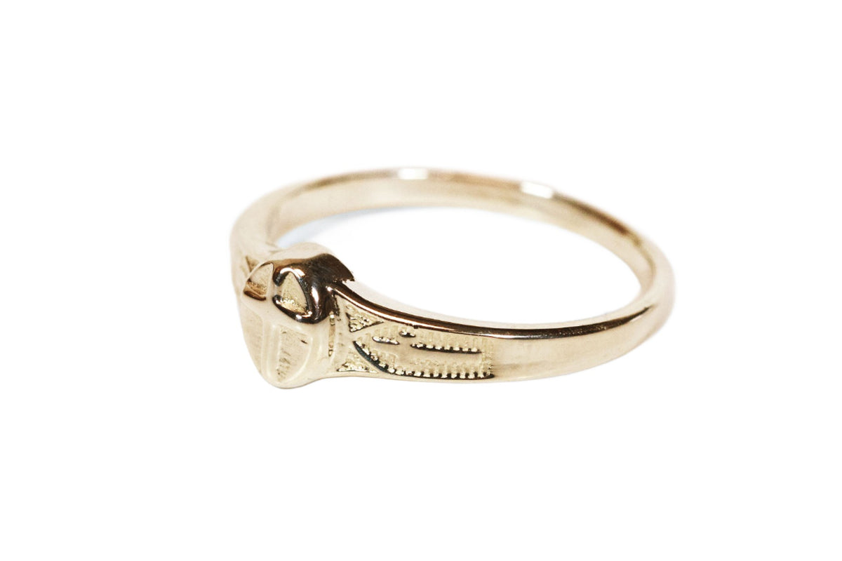 Bliss Children's 14kt Gold Cross Ring