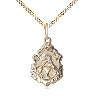 Catholic Mother of a Priest Gold-filled Pendant Jewelry with Plated Chain, Bliss Manufacturing