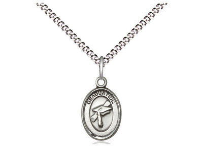 Pewter Small Child's Graduation Oval Medal Necklace, Bliss Manufacturing