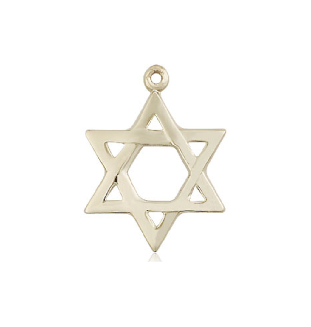 Bliss Manufacturing 14kt Gold Star of David Medal Only,