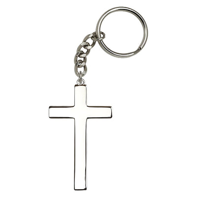 Pewter Choir Cross Key Chain, Made in USA, Bliss Manufacturing