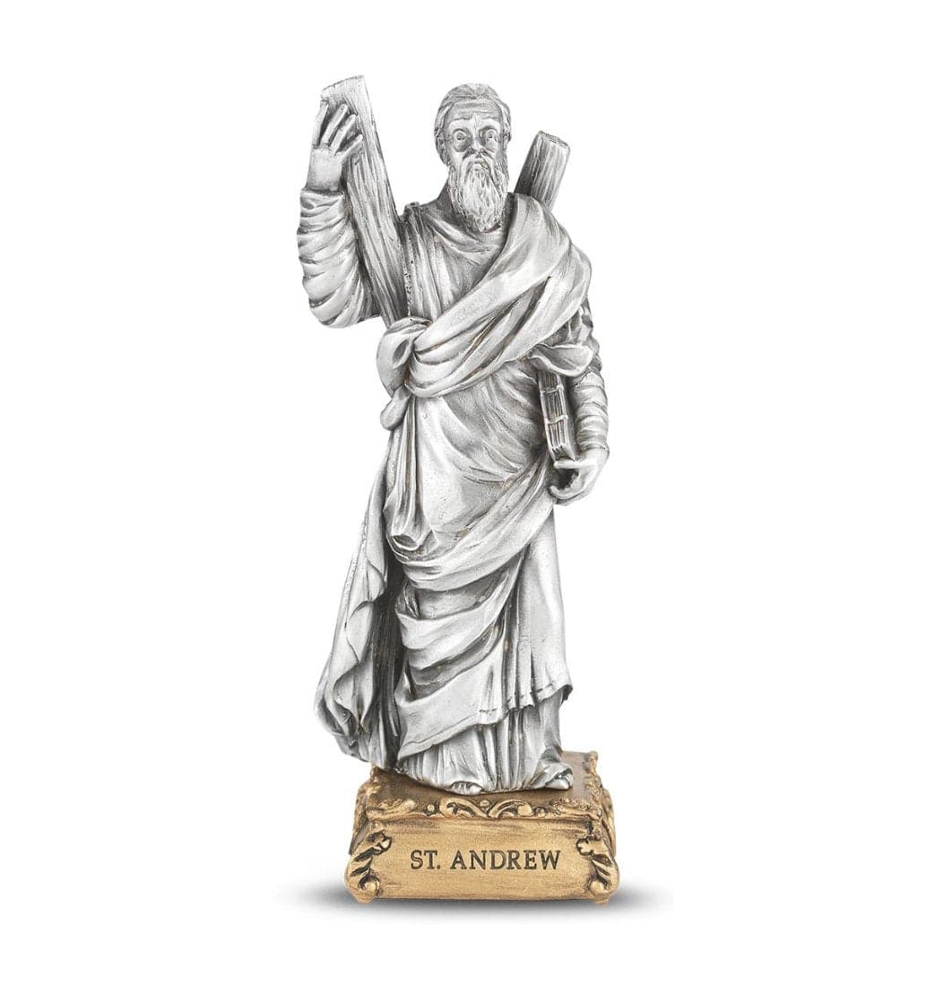 Hirten St Andrew the Apostle Pewter Statue,