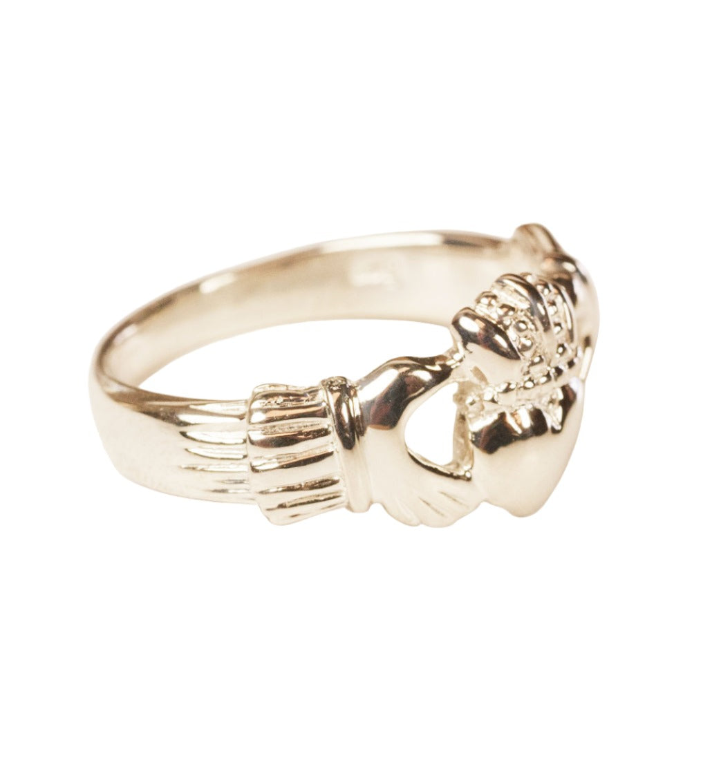 Bliss Irish Claddagh 14kt Gold Ring,