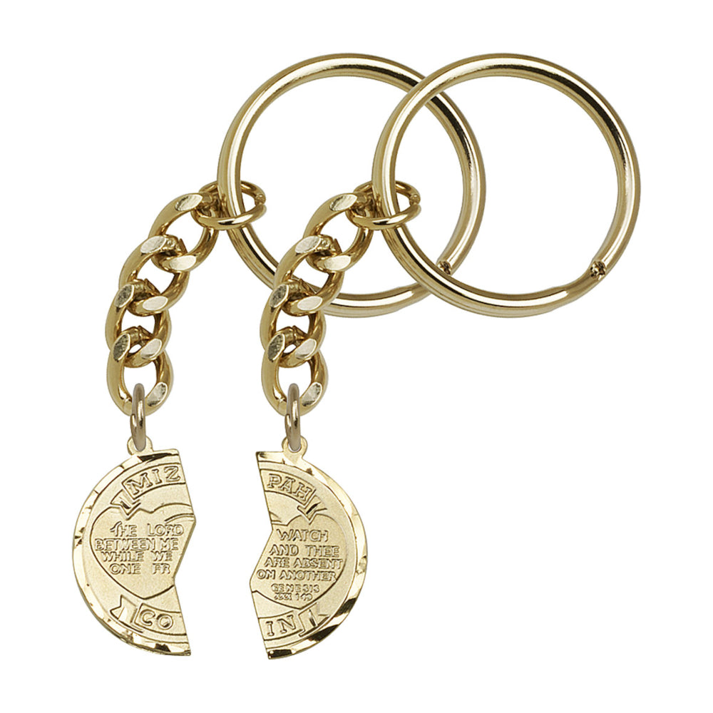 Bliss Manufacturing His and Her Miz Pah Coin Key Chain Set