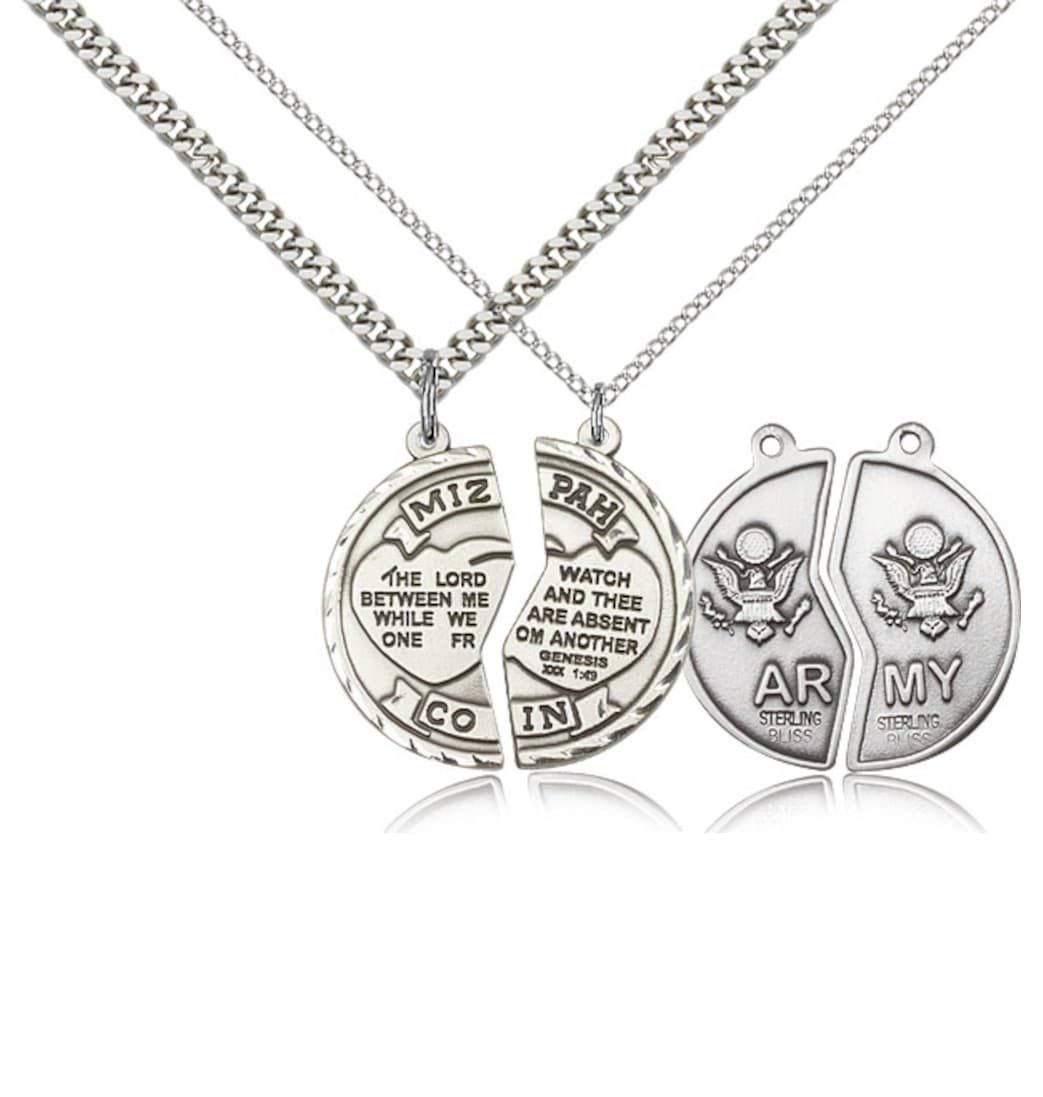 Bliss His/Her Army Sterling Silver Miz Pah Coin Set,