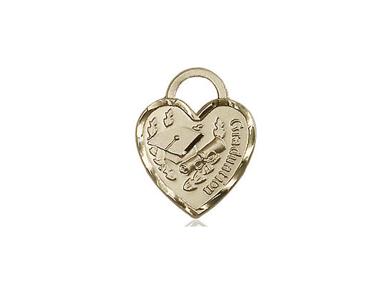 Bliss Small Graduation Heart Medal w/Cap and Diploma