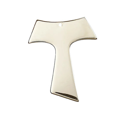Large 14kt Gold Franciscan Tau Cross Pendant No Chain, Bliss Manufacturing