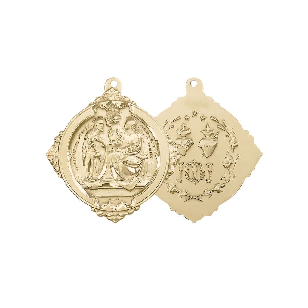 Holy Family 14kt Gold-filled Pendant in Gift Box,