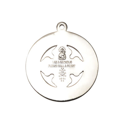 Military Land, Sea, Air Sterling Silver 4-Way Cross Back, Bliss Manufacturing