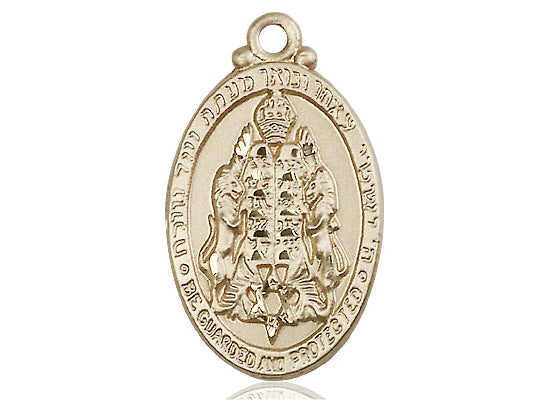 Bliss 14kt Gold Jewish Protection Medal,