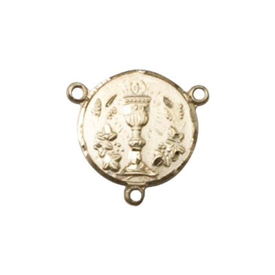 Communion Chalice Round Gold Rosary Centerpiece, 1/2-inch by 1/2-inch, Bliss Manufacturing