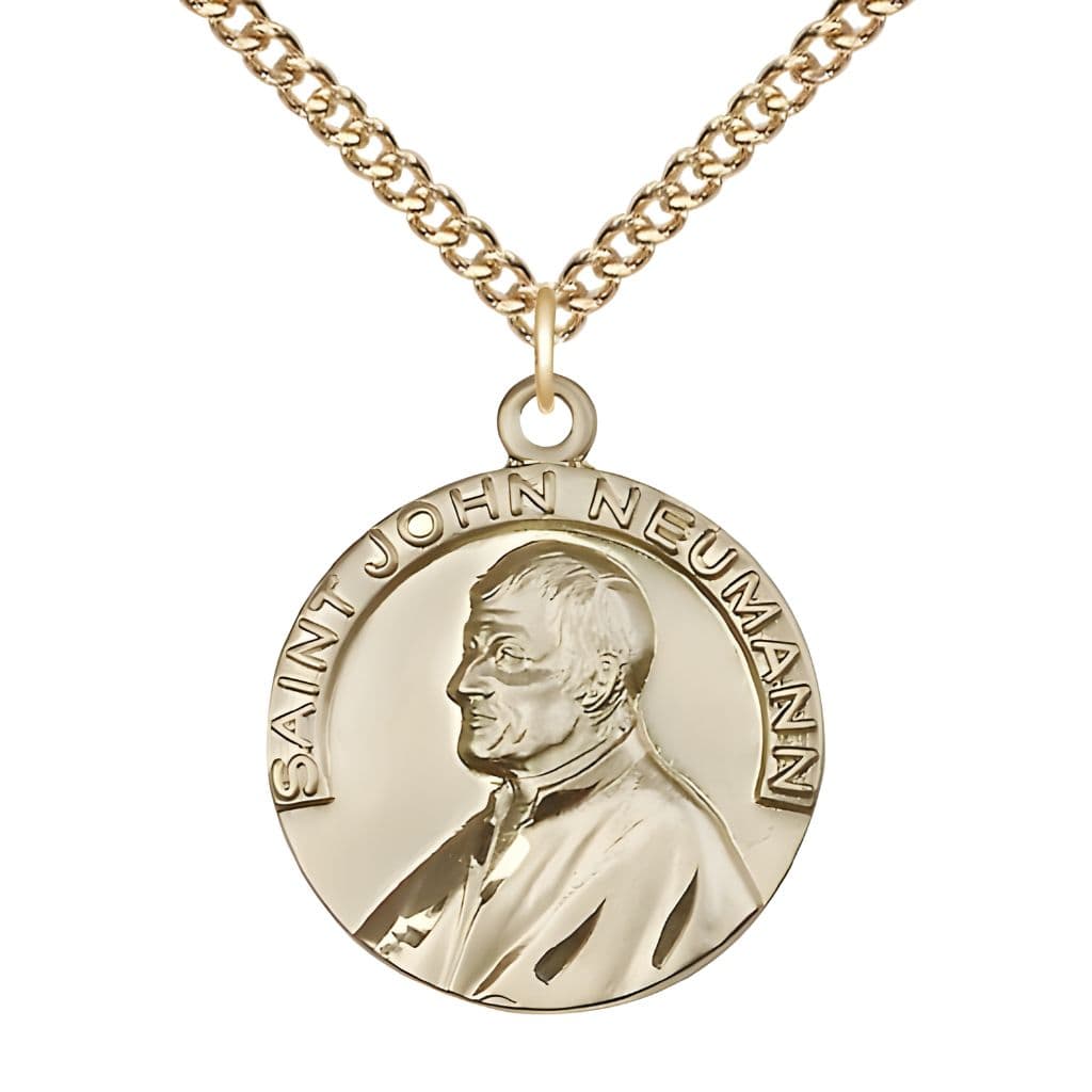Bliss St. John Neumann Round Gold-filled Medal