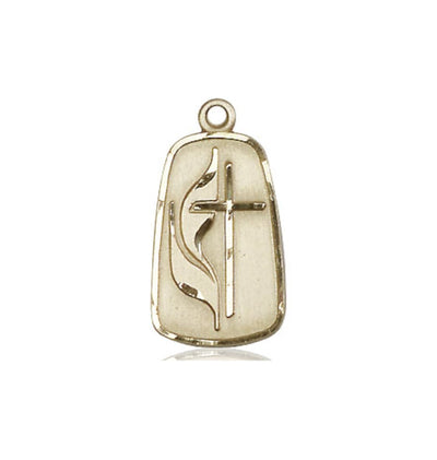 14kt Gold Methodist Medal Only, Bliss Manufacturing