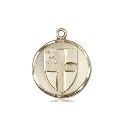 14kt Gold Episcopal Pendant Medal Only, Bliss Manufacturing