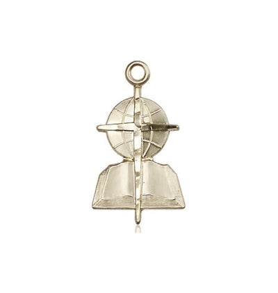 14kt Gold Southern Baptist Pendant Medal Only, Bliss Manufacturing