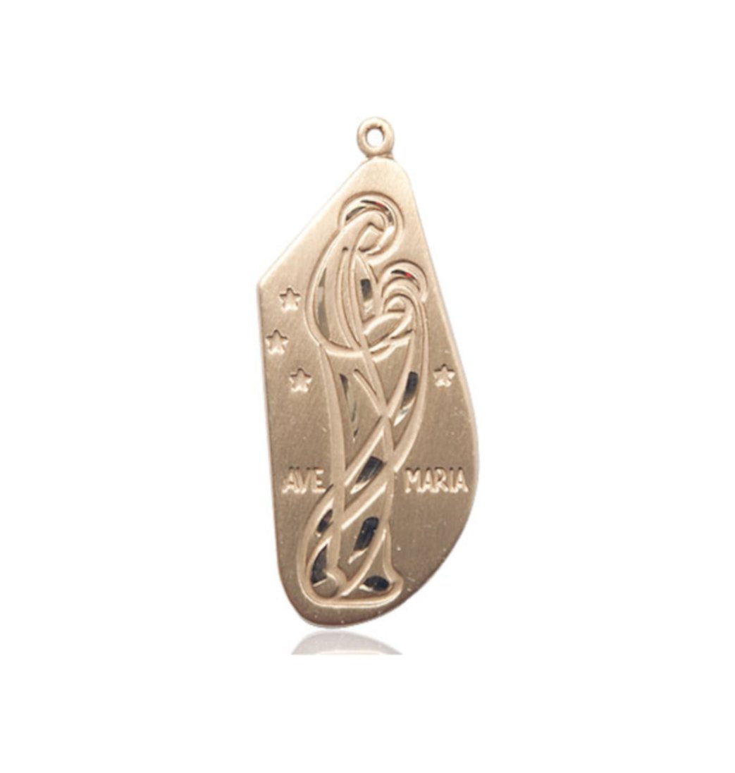 Bliss Ave Maria/Hail Mary 14kt Gold Pendant,