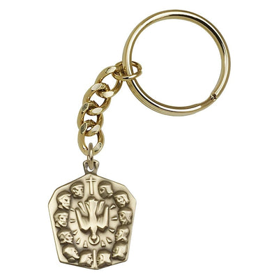 Gold Twelve Apostles of Jesus Key Chain, Bliss Manufacturing