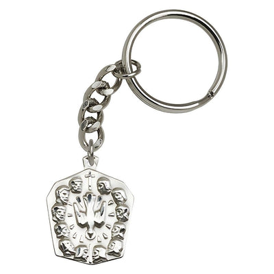 Pewter Twelve Apostles of Jesus Key Chain, Bliss Manufacturing
