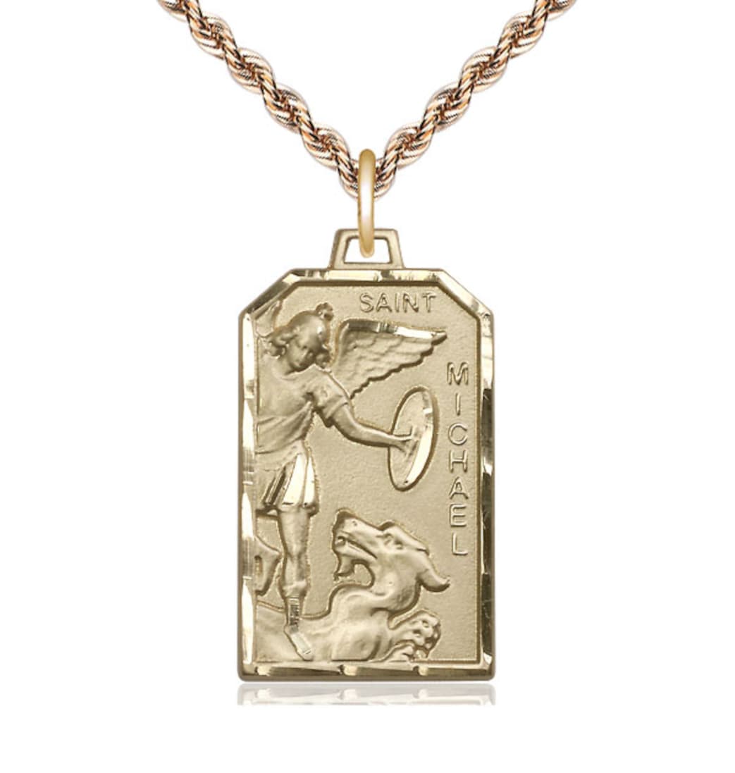 Bliss 14kt Gold Filled Pendant on a 24 inch Gold Filled French Rope Chain,