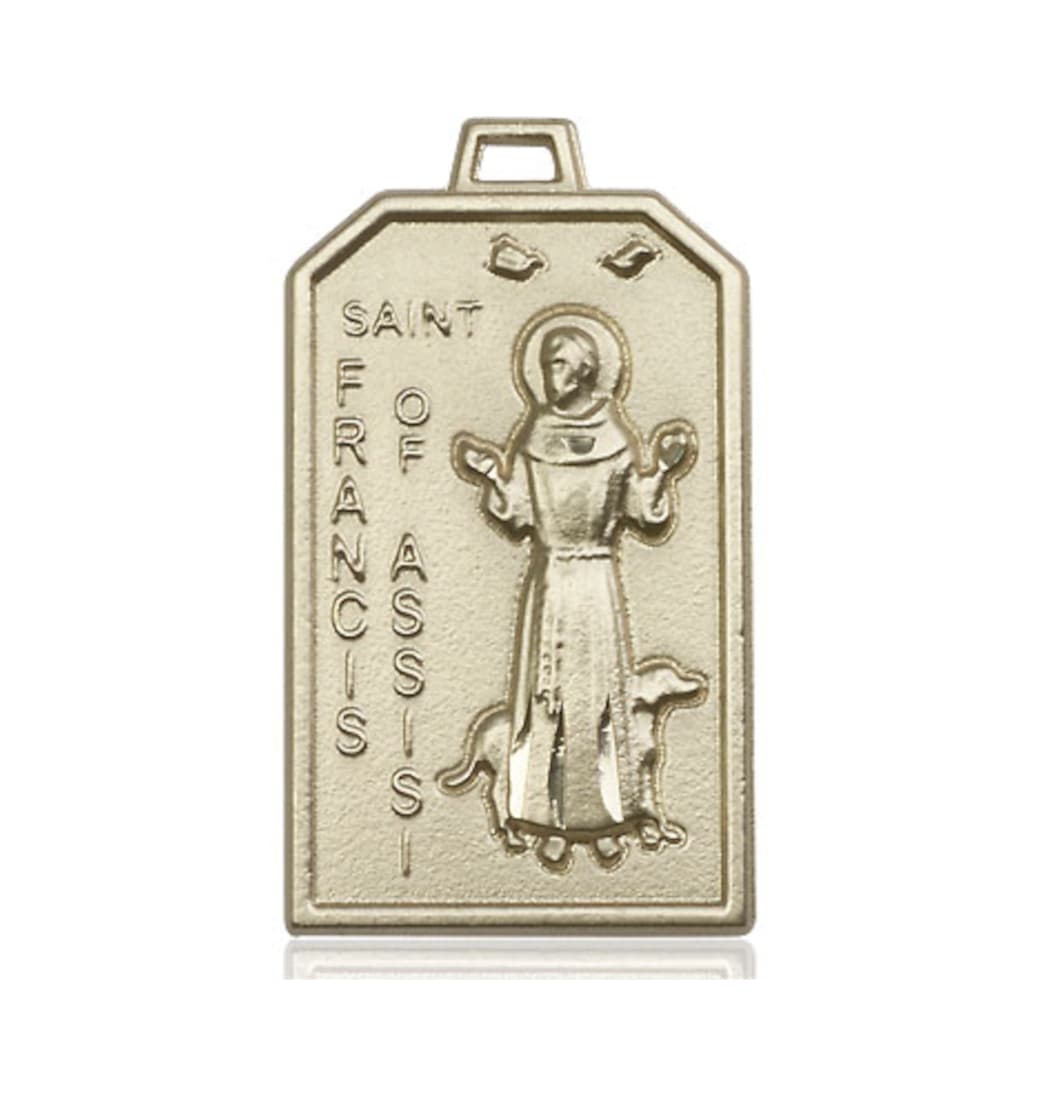 Bliss St Francis of Assisi Patron Saint of Animals Medal Pendant