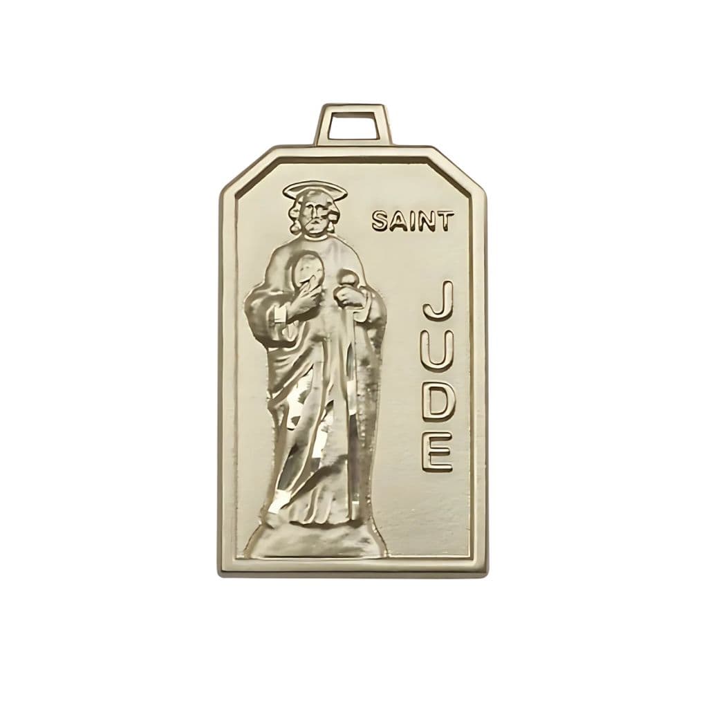 St. Jude 14kt gold medal with gift box,