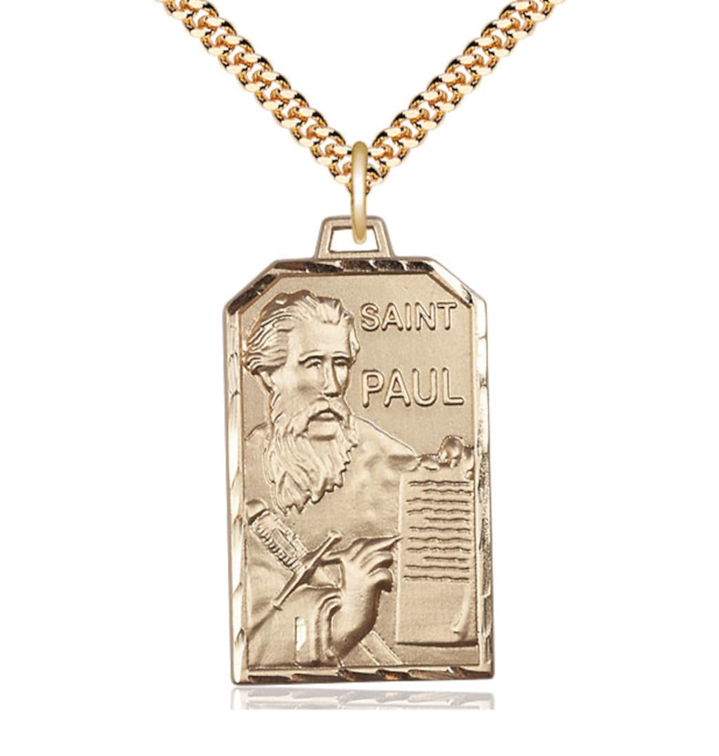 Bliss St Paul Patron Saint of Publishers and Reporters Medal Pendant