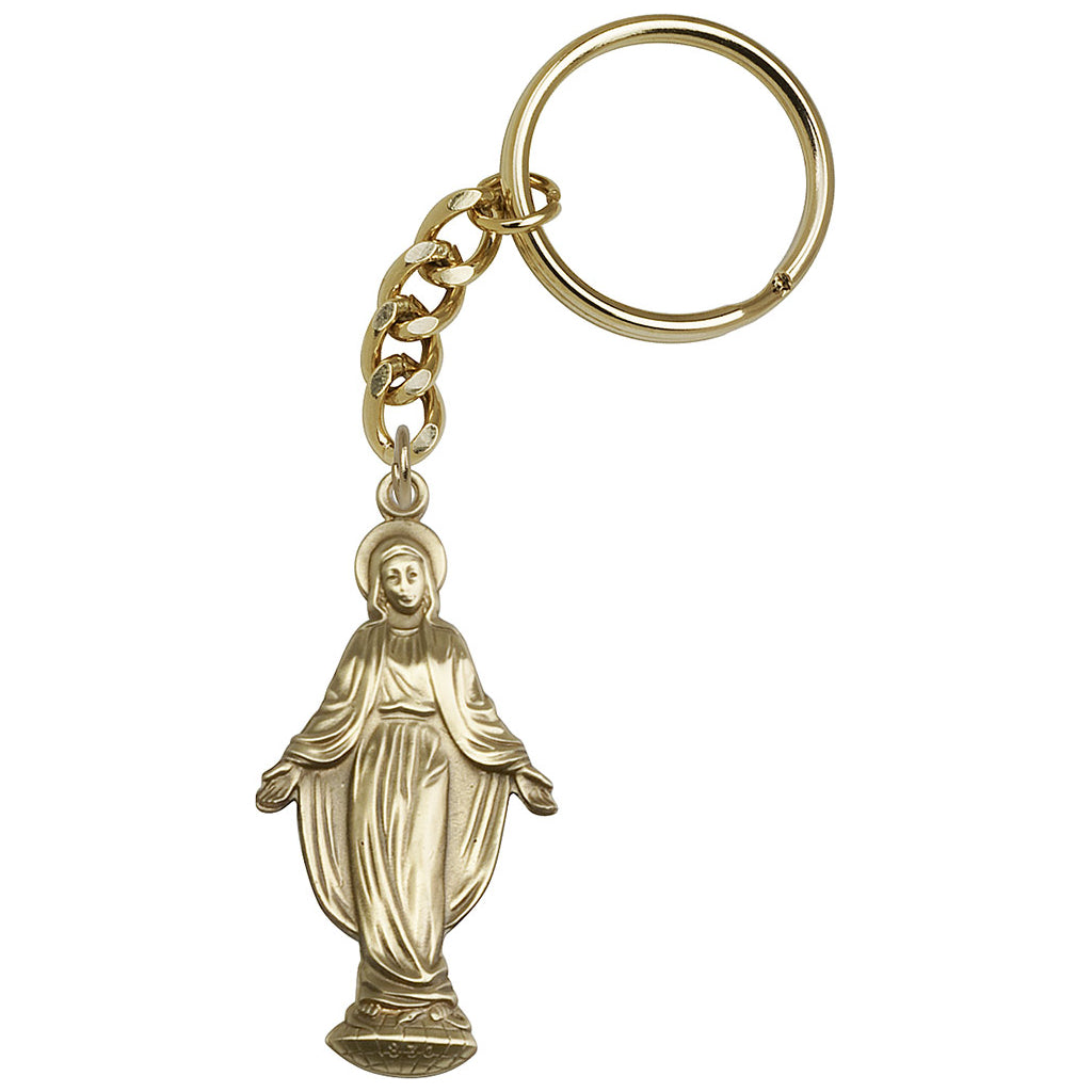 Gold Miraculous Figure Shape Key Chain