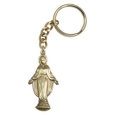 Gold Miraculous Figure Shape Key Chain, Bliss Manufacturing