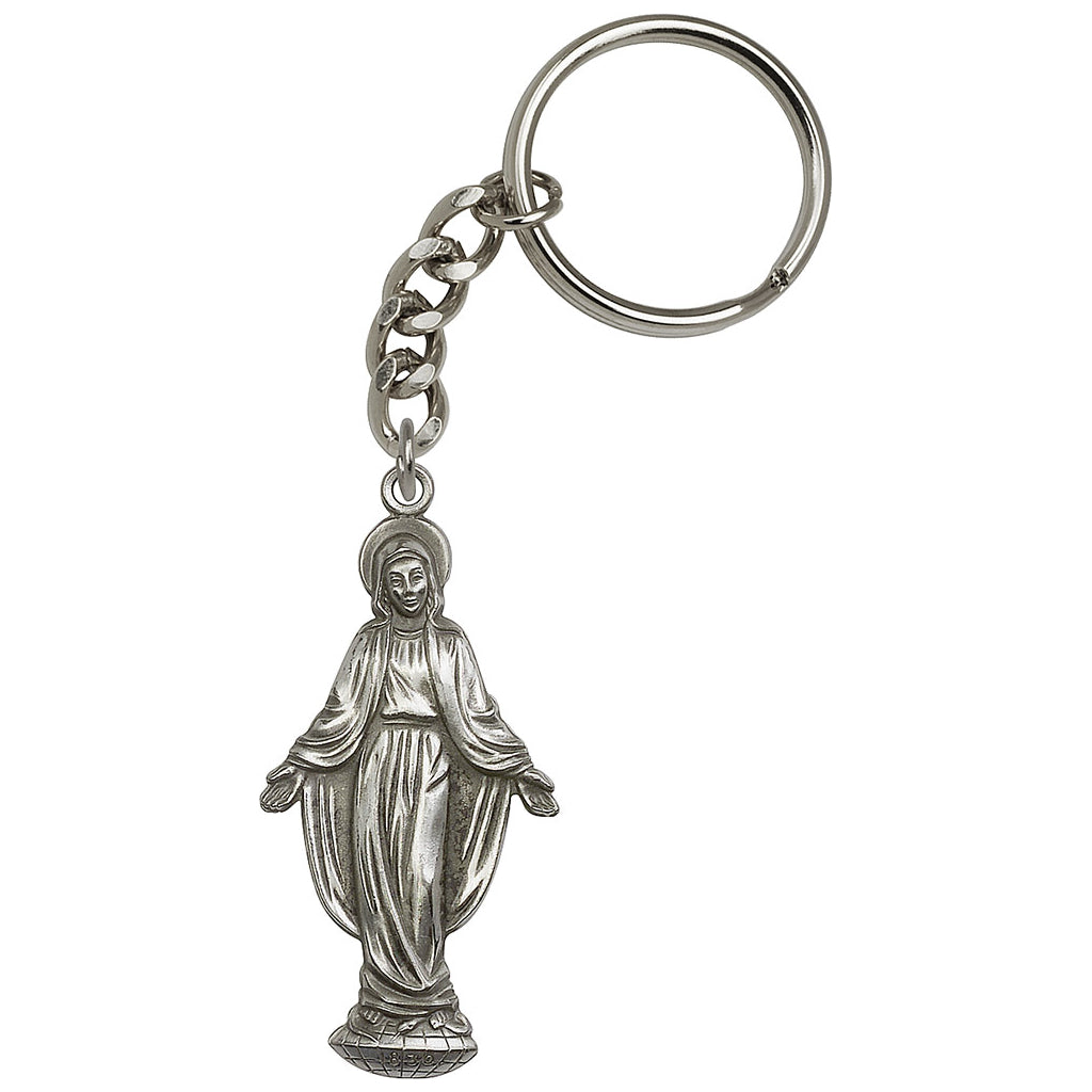 Pewter Miraculous Figure Shape Key Chain