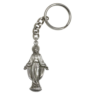 Pewter Miraculous Figure Shape Key Chain, Bliss Manufacturing