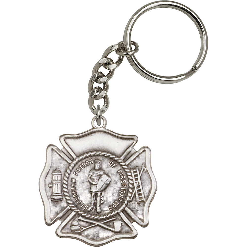 Bliss Manufacturing St Florian Firefighter Key Chain Set