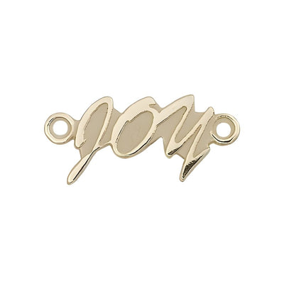 Joy Design Medal14kt Gold Medal, Measures 3/8-inch tall by 1-inch wide, Bliss Manufacturing
