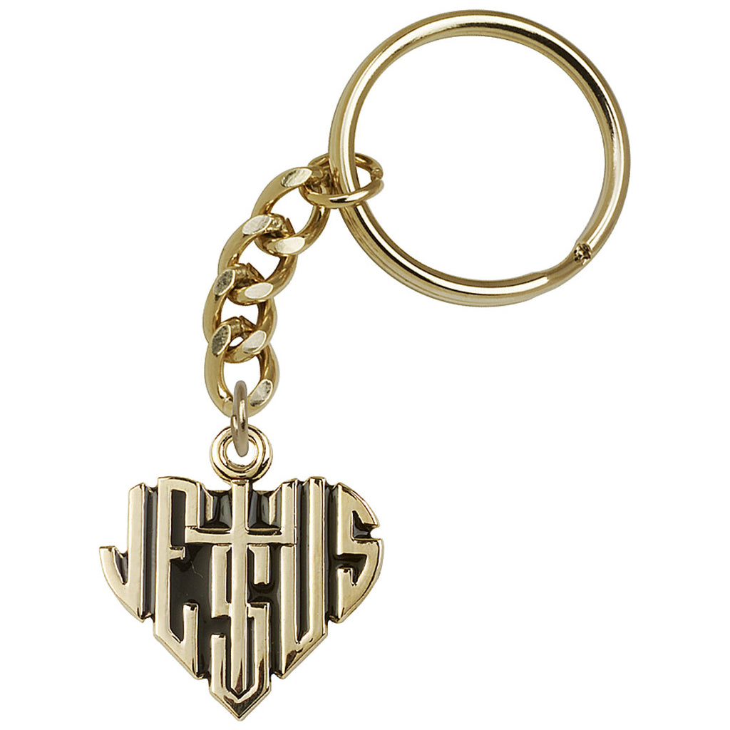 Bliss Manufacturing the Heart of Jesus w/Cross Key Chain