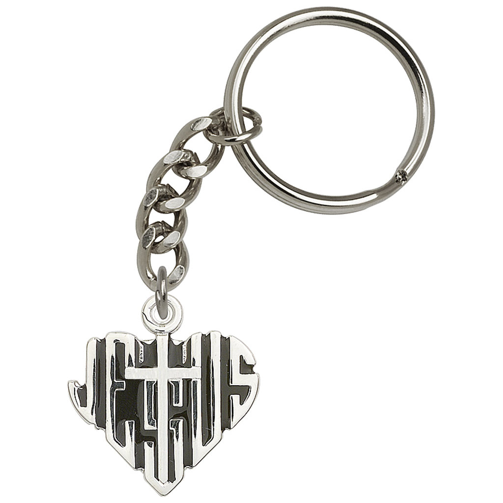 Bliss Manufacturing the Heart of Jesus w/Cross Key Chain