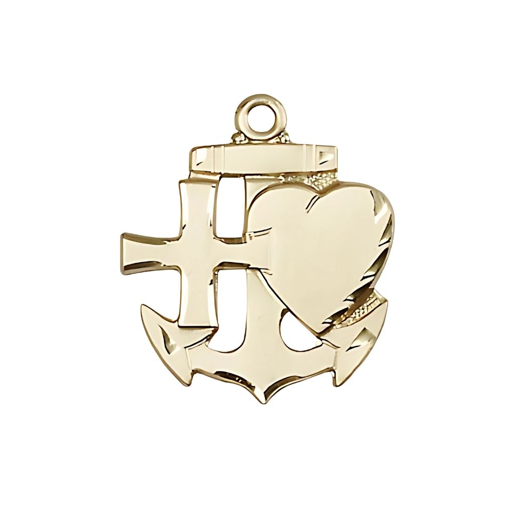 Bliss Faith, Hope & Charity Medal Necklace | Silver or Gold