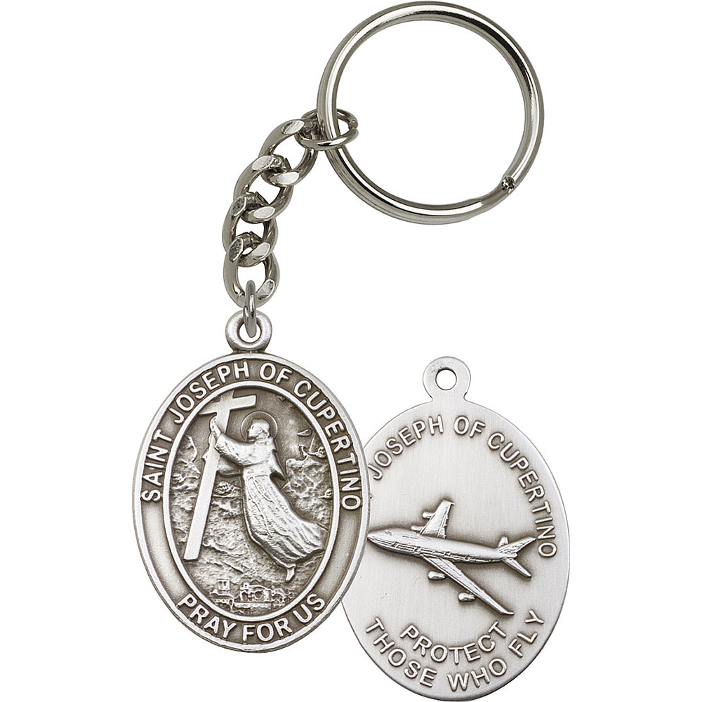 Bliss St Joseph of Cupertino w/Plane Key Chain