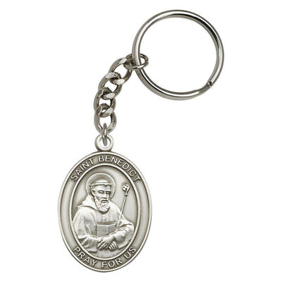 St. Benedict Pewter Key Chain, Bliss Manufacturing