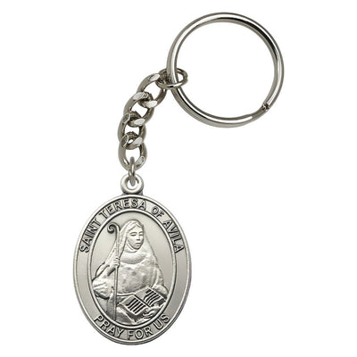Our Lady of Consolation Engravable Key Chain in Gold Oxide, Measures: 1 7/8 x 1 ?, Bliss Manufacturing